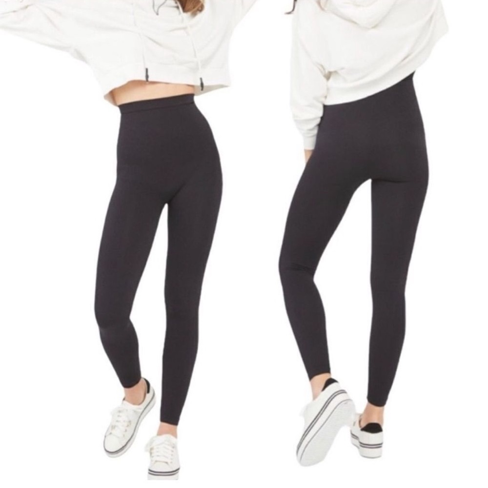 Spanx Look at Me Now High-Waisted Seamless Leggings Size 1X NWT! Black Pants - Picture 16 of 16